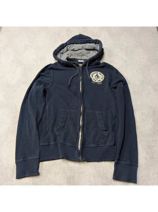 Abercrombie & Fitch Other - Y2K Abercrombie & Fitch Hoodie Muscle Fit Waffle Knit Thermal Full Zip Mens XL